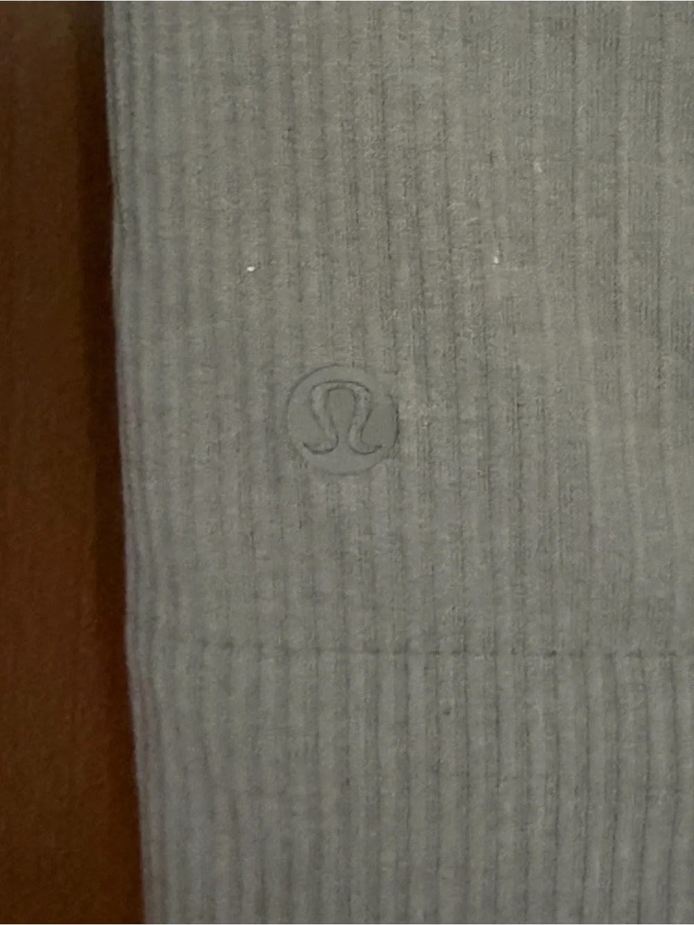 Lululemon Align Long Sleeve Ribbed Crop Top - Light Gray
